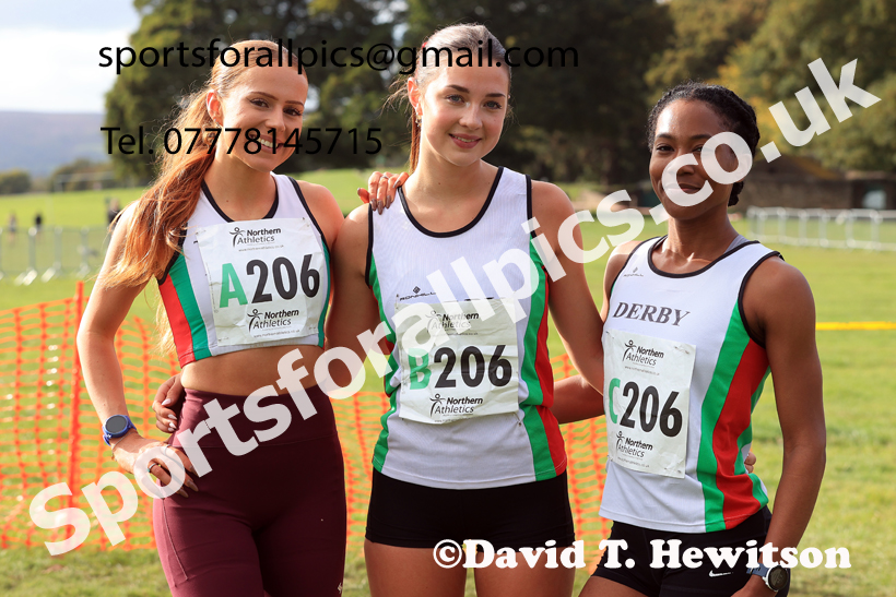 Senior Womens 2026 Northern Cross Country Relays, Graves Park, Sheffield. Photo: David T. Hewitson/Sports for All Pics
